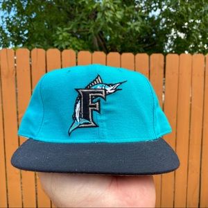 Vtg Florida Marlins New Era Diamond Collection Hat
